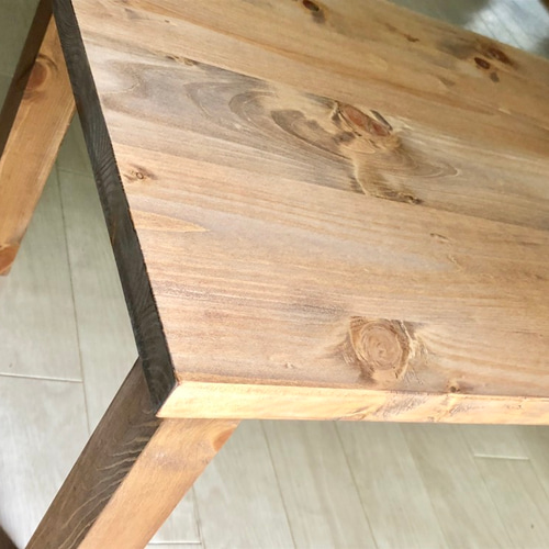 国産ひのき無垢材のローテーブル 90cm×45cm ローテーブル・リビング 