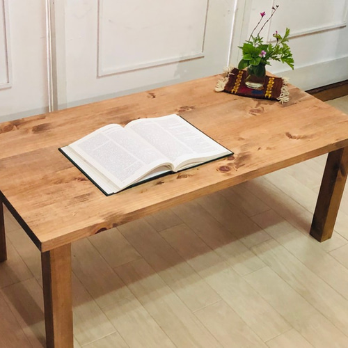 国産ひのき無垢材のローテーブル 90cm×45cm ローテーブル 国産ひのき無垢材のローテーブル 90cm×45cm ローテーブル