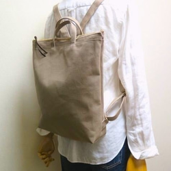 帆布２WAYリュックサック★light brown