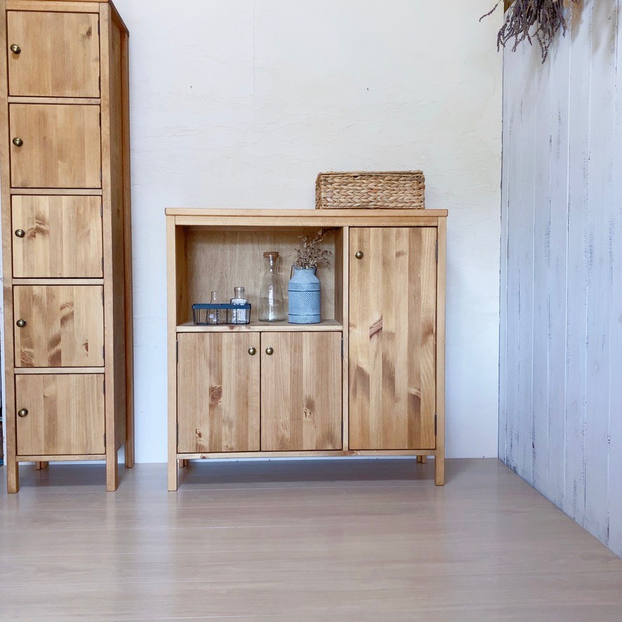 ha18.　W90　レンジボード　キッチンボード 　リビングボード　収納　北欧　シンプル　ナチュラル