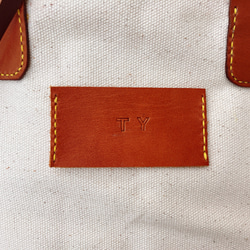 【帆布×ヌメ革】TRADさんのキャンバストートバッグ（レザー/メンズ/レディース/オシャレ/刻印） 9枚目の画像