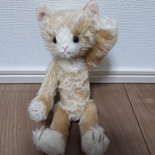 テディキャット(ベージュ) ぬいぐるみ Hiromi.M 通販 13037130｜Creema