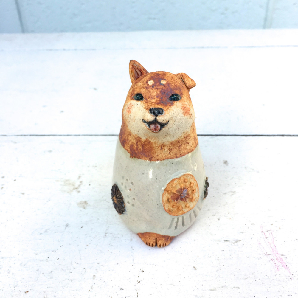 ユクリテ陶干支シリーズ新作【 戌 】(小)