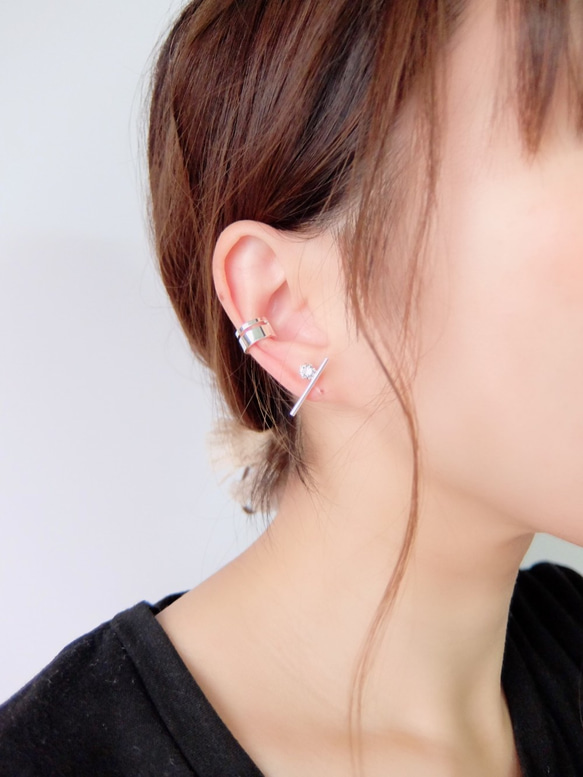 Ear cuff　-silver- 3枚目の画像