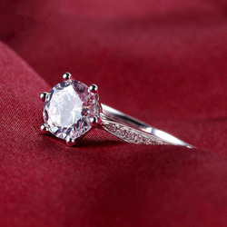 ※即日発送☞婚約指輪ギフト♥ジルコニア※金属アレ対応リング★プレゼント 指輪 925刻印 5枚目の画像