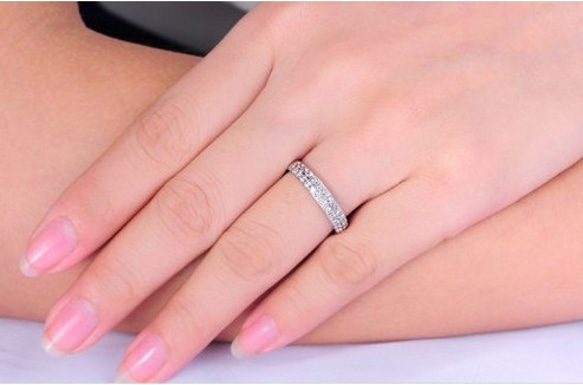 送料無料※即日発送☞婚約指輪ギフト♥ジルコニア※金属アレ対応リング★指輪シルバー925 新品 2枚目の画像