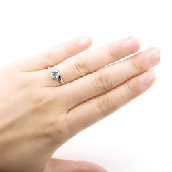 ※即日発送☞婚約指輪ギフト♥ジルコニア※金属アレ対応リング★指輪シルバー925 4枚目の画像