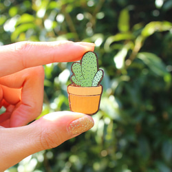 Wooden pins(Cactus) 3枚目の画像