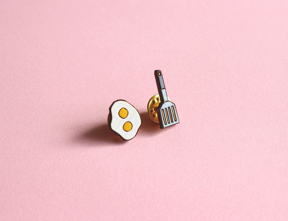 Wooden mini pins(Egg) 3枚目の画像