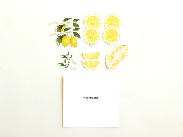 イラストフレークシール-Lemon- 2枚目の画像