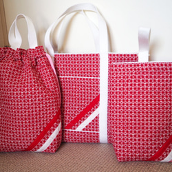 赤（レッド） レッスンバッグ のおすすめ人気通販｜Creema(クリーマ