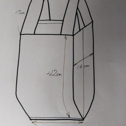 レジ袋型エコバッグ／大　㉘ 3枚目の画像