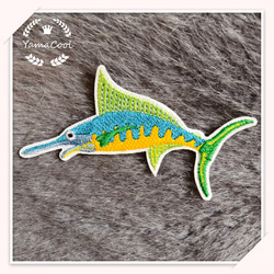 【J9】可愛い刺繍アイロンワッペン ★3枚 海底の世界 魚 4枚目の画像