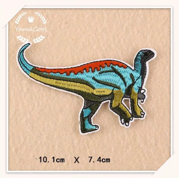 【Z9】刺繍アイロンワッペン　【3枚分】恐竜　大集合　男の子　ダイナソー 4枚目の画像