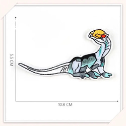 【Z9】刺繍アイロンワッペン　【3枚分】恐竜　大集合　男の子　ダイナソー 6枚目の画像