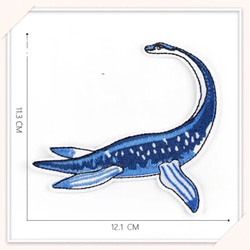 【Z9】刺繍アイロンワッペン　【3枚分】恐竜　大集合　男の子　ダイナソー 7枚目の画像