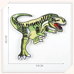 【Z9】刺繍アイロンワッペン　【3枚分】恐竜　大集合　男の子　ダイナソー 8枚目の画像