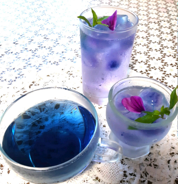 マロウブルー（無農薬、無化学肥料ハーブティー）15g その他素材 Herb