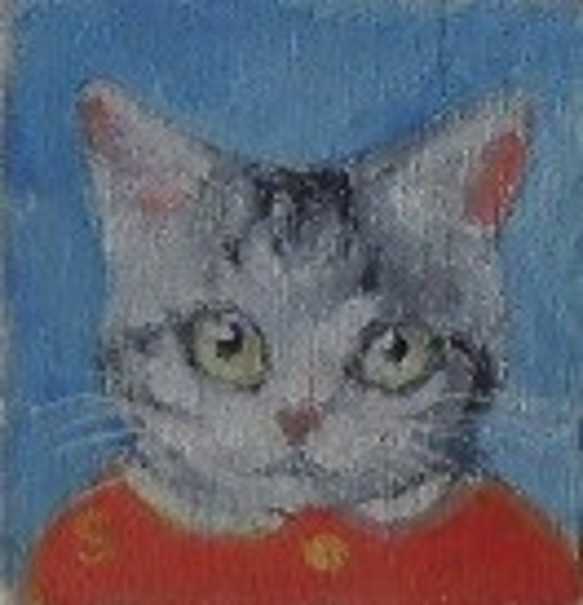 絵画　仔猫 楽天市場】油彩画 SM号 絵画 仔猫・2 星野歩 手描き 額付き