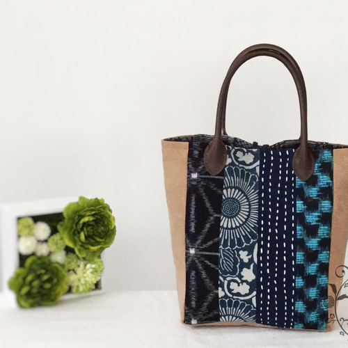 リメイク 古布 酒袋 パッチ トートバッグ 【公式通販】