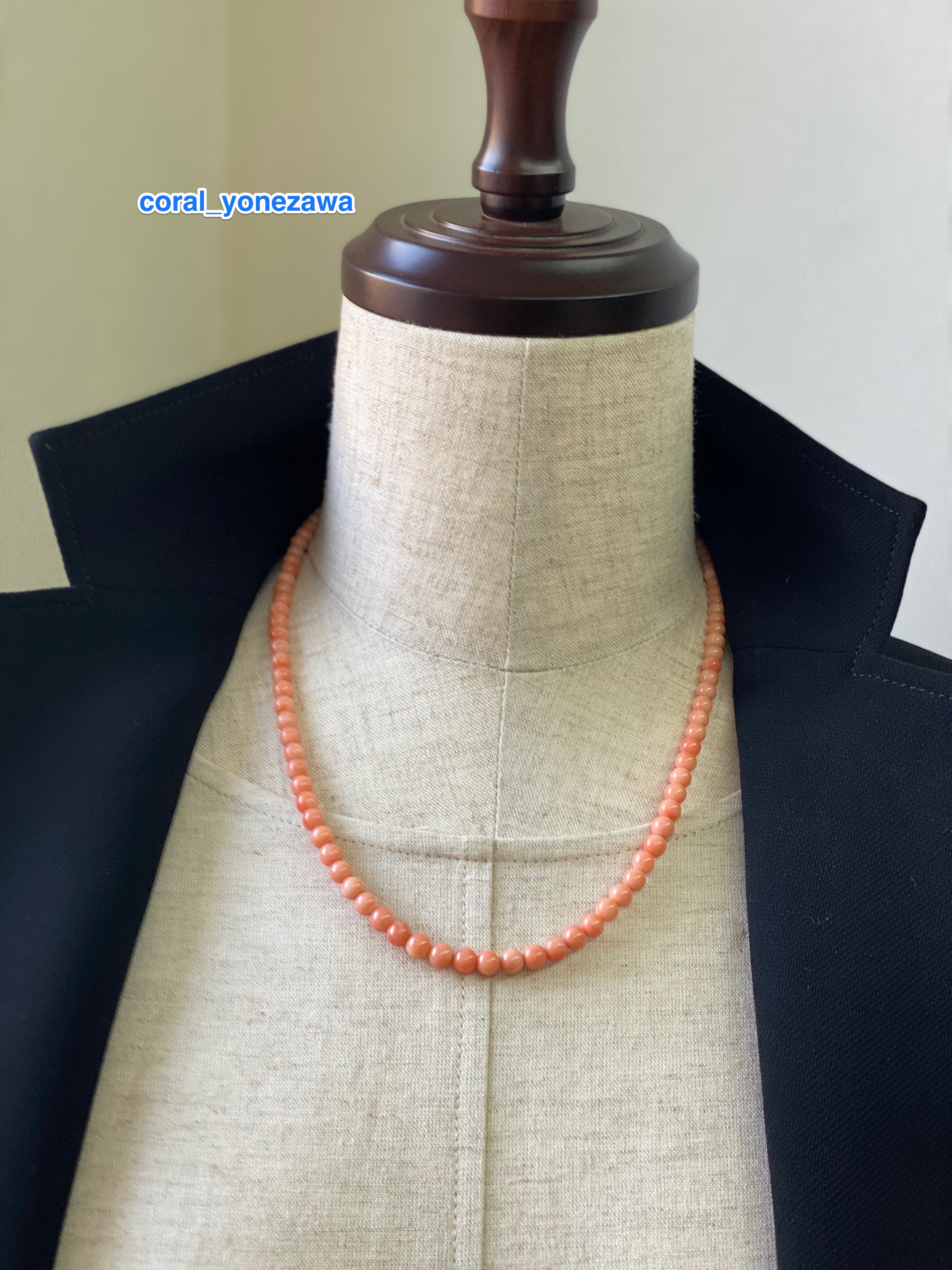 逸品・贈答・祝・深海の宝石〜珊瑚ネックレス〜 ネックレス