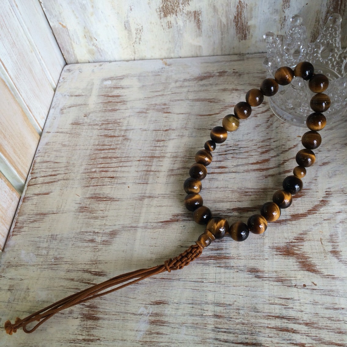 メンズ向き・タイガーアイ数珠
