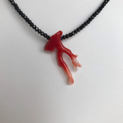 『Creema限定』一点もの・赤珊瑚・個性派ネックレス〜レッドインパクト〜 5枚目の画像