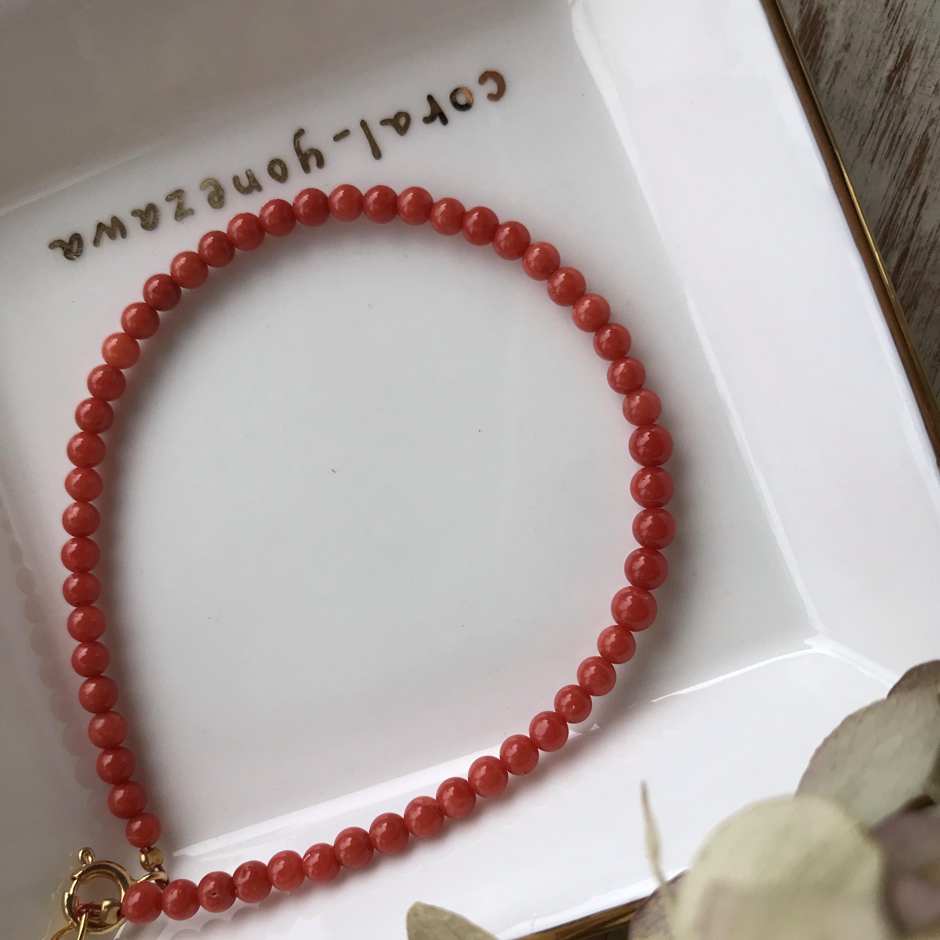 アウトレット】赤珊瑚ブレスレット ブレスレット coshiyo yonezawa