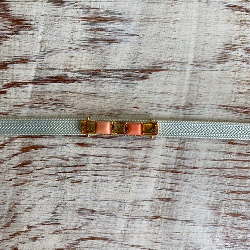 アウトレット】K18製トパーズ・ピンクコーラル・帯留 帯留め coshiyo