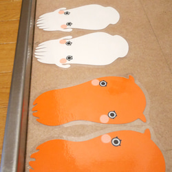 海の生物柄の靴おきマーク☆16cm(2セット) 2枚目の画像