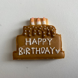 お誕生日ケーキのアイシングクッキー 4枚目の画像
