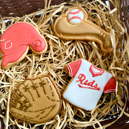 野球のアイシングクッキー4点セット クッキー made in sugar 野球のアイシングクッキー4点セット クッキー made in sugar