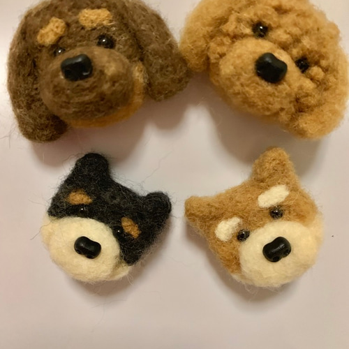 羊毛フェルト　わんこ　みっち様 羊毛フェルト わんこ みっち様 - 羊毛フェルト