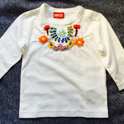 メキシコ刺繍 KIDS T-shit 80㎝ 1枚目の画像