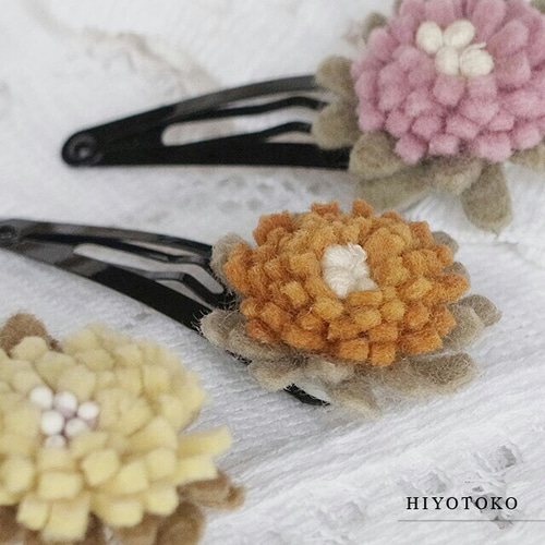 ハンドメイドぴん MY mama 三角 メタル パッチンピン シルバー 54mm 2個 □ 子供 こども