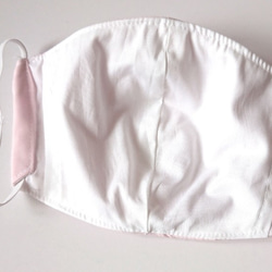 抗水性口罩, 潑水性口罩, 立裁口罩, 可放濾材 成人口罩, 防飛沬粉紅布口罩 第4張的照片