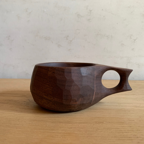 ブラックウォルナットのマグカップ #3 マグカップ NU woodworks