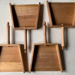 クルミの木のちりとり ゴミ箱・ダストボックス NU woodworks 通販