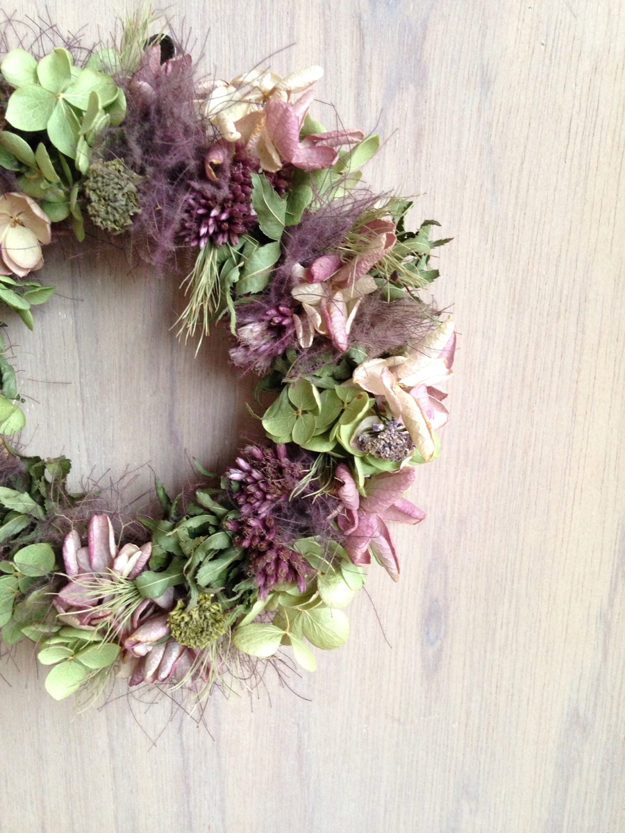 4.秋色水無月オーバルリース