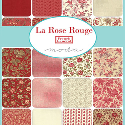 USAコットン moda mini charm 42枚セット La Rose Rouge 2枚目の画像