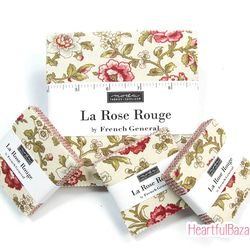 USAコットン moda mini charm 42枚セット La Rose Rouge 5枚目の画像