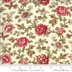 USAコットン(110×50) moda La Rose Rouge フェリシテ パール 4枚目の画像