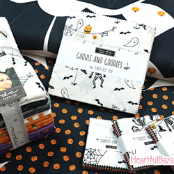 USAコットン moda charmpack 42枚セット GHOULS AND GOODIES 5枚目の画像