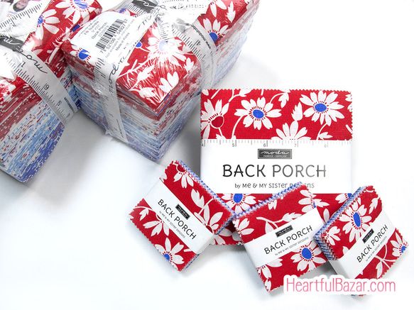 USAコットン moda charmpack 42枚セット BACK PORCH 5枚目の画像