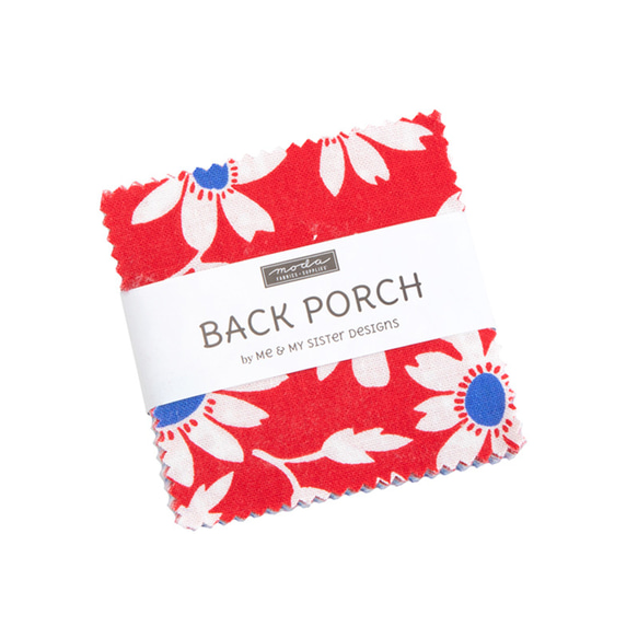 USAコットン moda mini charm 42枚セット BACK PORCH 1枚目の画像