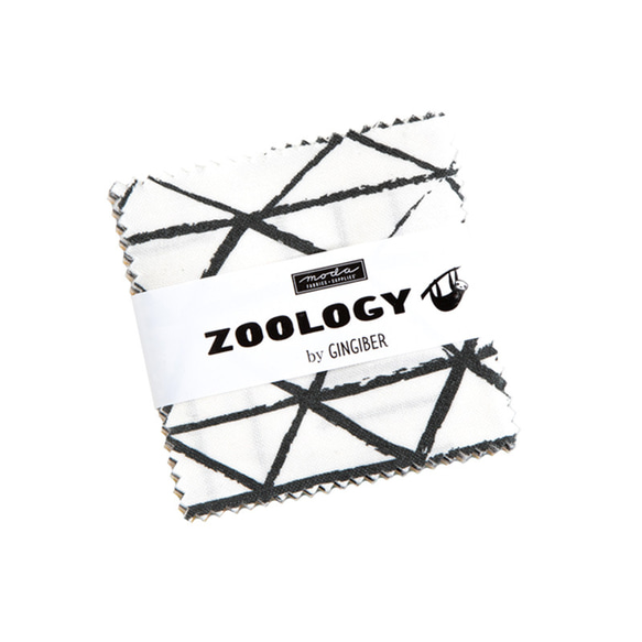 USAコットン moda mini charm 42枚セット ZOOLOGY 1枚目の画像
