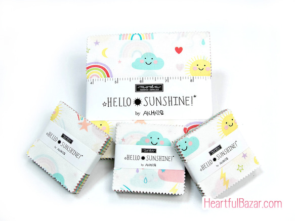 USAコットン moda mini charm 42枚セット HELLO SUNSHINE! 4枚目の画像