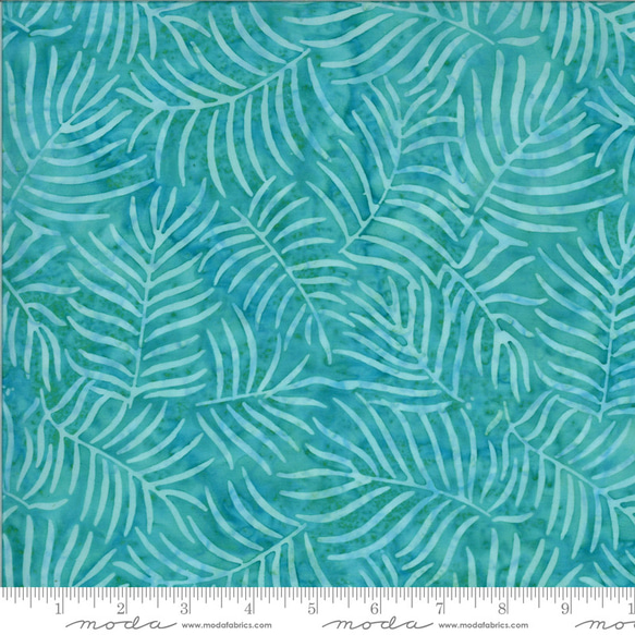 USAコットン(110×50) moda Malibu Batiks アクア 3枚目の画像