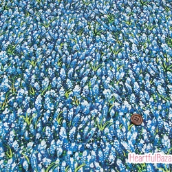 USAコットン(110×50) moda Dreamscapes フィールドオブブルー 2枚目の画像