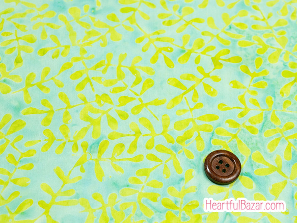 USAコットン(110×50) moda confection batiks ミント 1枚目の画像